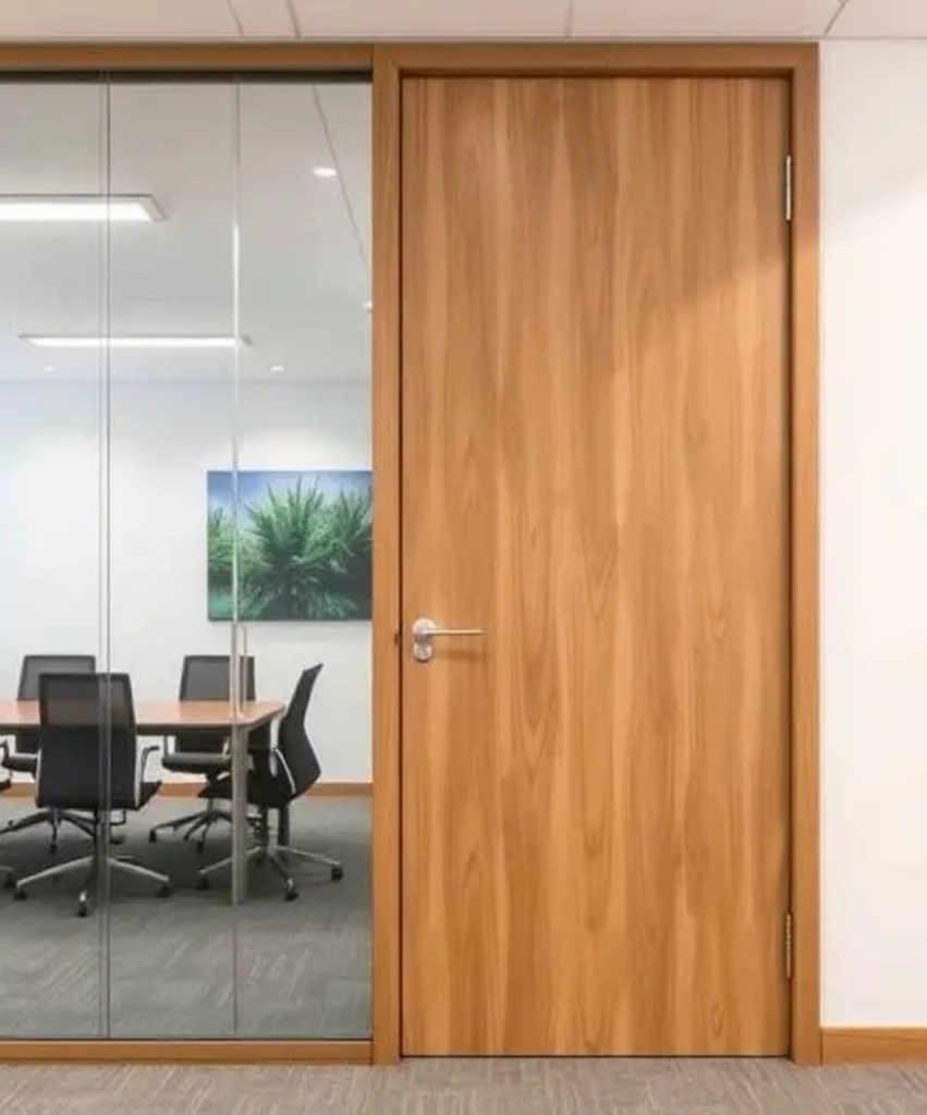 WPC Doors in Riyadh 7 WPC Doors in Offices