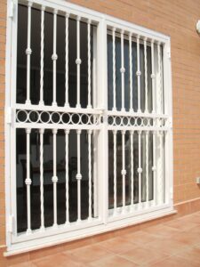 White Window Grill Design