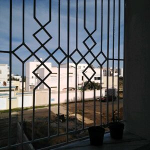 Zigzag Pattern Window Grill